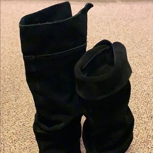 Shoes - Black suede boots -7 Shoes - Black suede boots -7